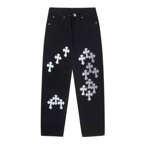 Chrome Hearts Multi Cross Patch Jeans