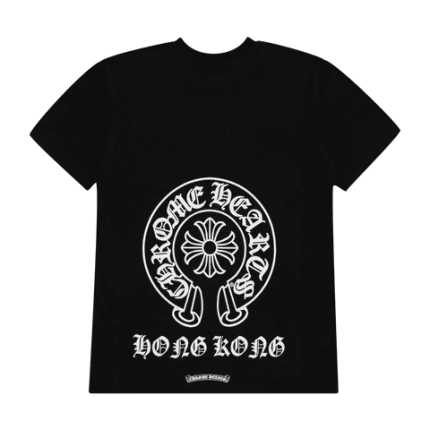 Chrome Hearts Hong Kong Horseshoe Pocket Tee – Black